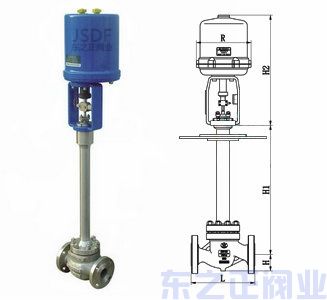電動低溫調節閥結構圖